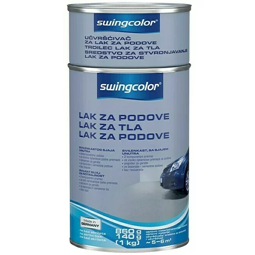 SWINGCOLOR Lak za tla (1 kg, svileni sijaj, sive barve)