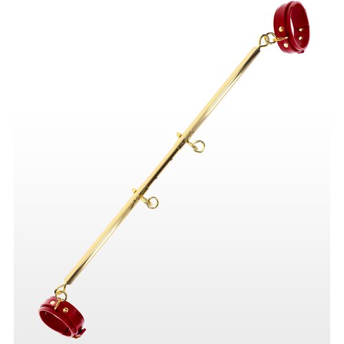 Taboom Spreader Bar with Ankle Cuffs Gold-Red Cene