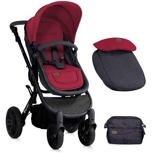 Lorelli Kolica za bebe luna Black&Red Cene
