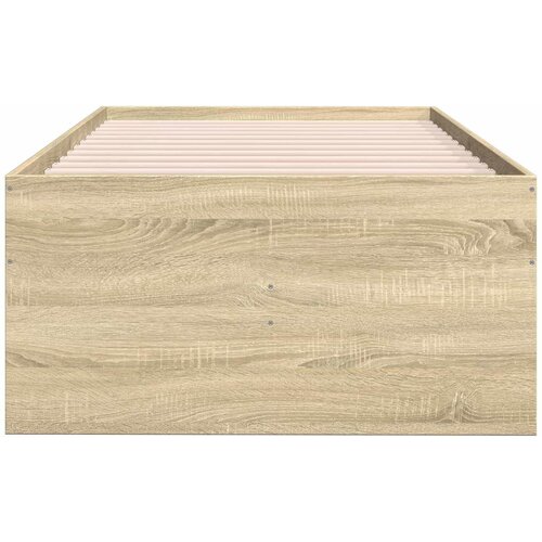  Okvir kreveta s pohranom s ladicama Hrast sonoma 80 x 200 cm Slike