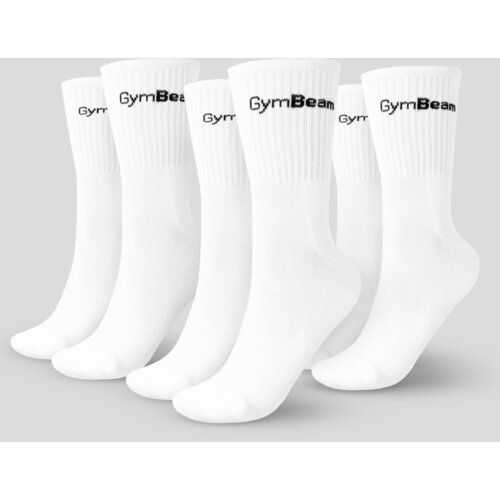 GymBeam čarape ¾ Socks 3Pack White Cene
