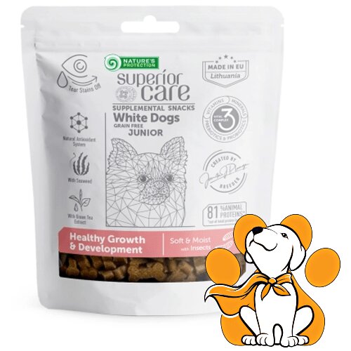 Nature's Protection healthy growth&development - insects 150g, poslastice za pse Cene