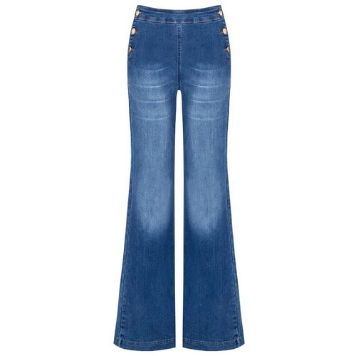 Rinascimento Jeans flare CFC0124948003 Modra Slike