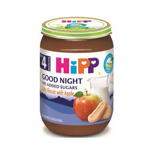 Hipp good night keks i jabuka kašica 190g Slike