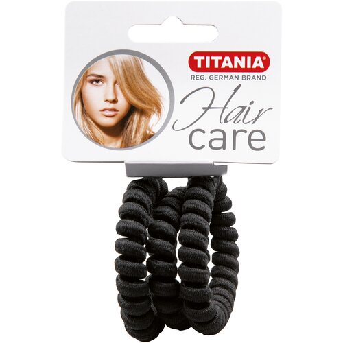 Titania gumice za kosu 3 komada 7922 crne Slike