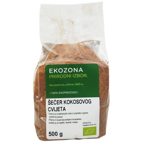 EKOZONA &Scaron;ećer Kokosovog Cvijeta 500G Cijene