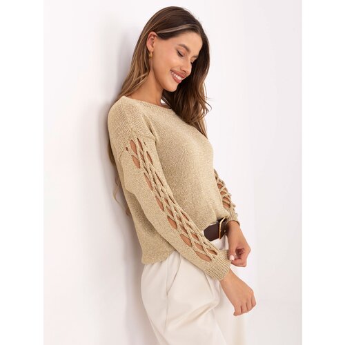Italy Moda Sweater-MI-SW-1606.96-gold Slike