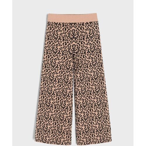 Sinsay Wide leg hlače s viskozom i leopard uzorkom Cijene