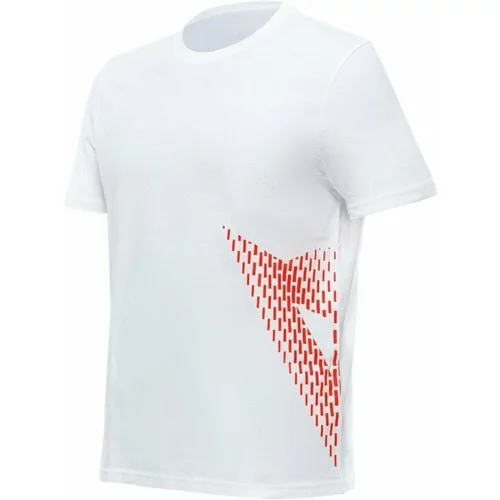 Dainese T-Shirt Big Logo White/Fluo Red 3XL Majica