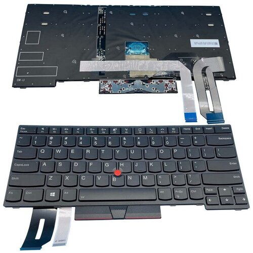 Tastatura za laptop lenovo thinkpad E480 L480 T480S T14 T490 backlight i gumb Slike