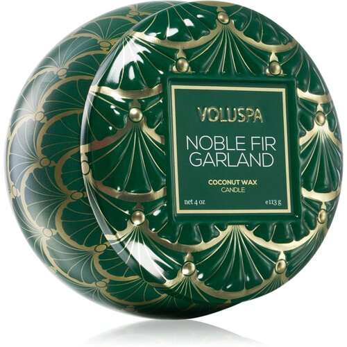 VOLUSPA Japonica Holiday Noble Fir Garland mirisna svijeća u limenci 113 g Slike