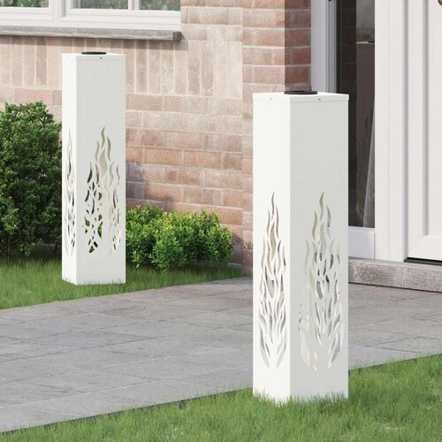  Solarna LED svjetlost za stazu 2 pcs Bijelo Cijene