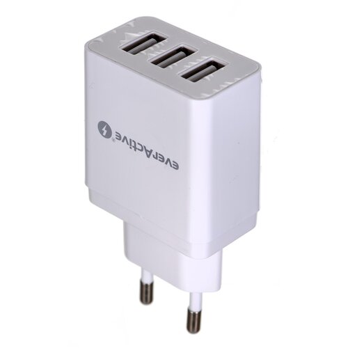 EverActive USB wall charger SC-300 3xUSB 3.4A Slike