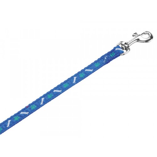 Nobby povodec mini, 10 mm / 120 cm – modra Cene