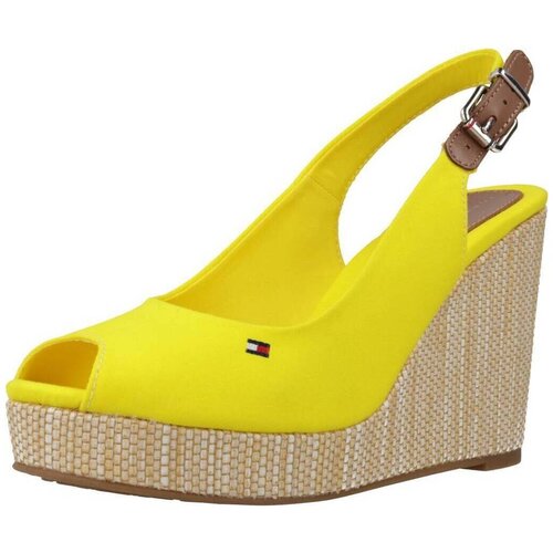 Tommy Hilfiger Sandali &amp;amp; Odprti čevlji ICONIC ELENA SLING BACK Rumena Slike