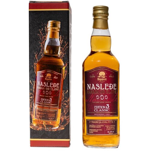 Nasleđe Rakije NASLEĐE Rakija od &scaron;ljive Edition 3 Classic, Sa ukrasnom kutijom, 500ml Cene