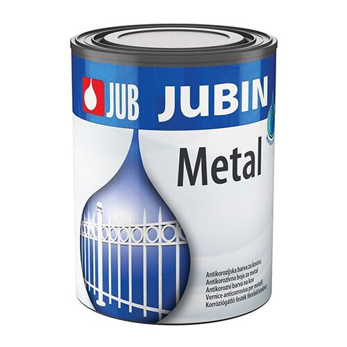 Jubin jub pokrivni premaz metal 3 in 1 crni 90 0,75 l Cene