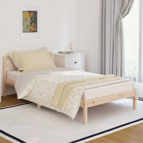 vidaXL 810420 Bed Frame Solid Wood Pine 100x200 cm