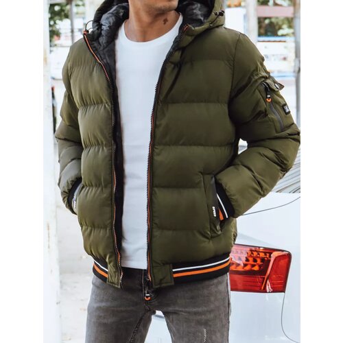 DStreet reversible men's winter green jacket TX4205 Cene