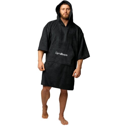 GymBeam Poncho ručnik Terry Black Slike