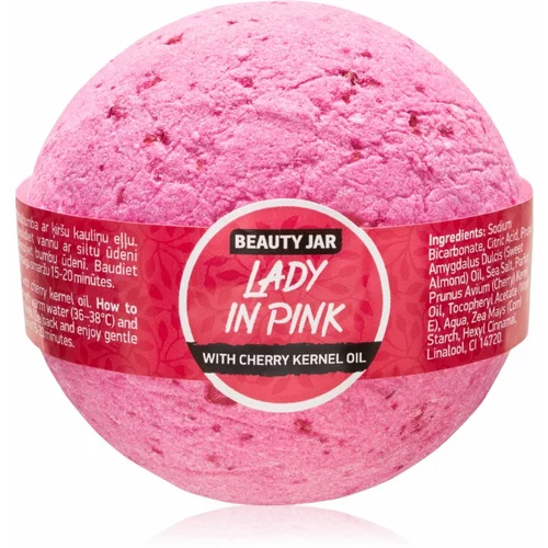 Beauty Jar Lady In Pink šumeća kugla za kupku 150 g