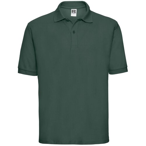 RUSSELL Men's Green Polycotton Polo Shirt Slike