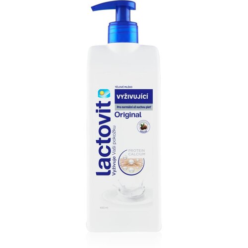 Lactovit Original hranilni losjon za telo z dozirno črpalko 400 ml Slike