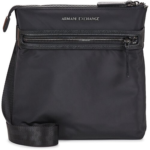 Armani Exchange Torbice UP FOR PARTY FLAT CROSSBODY Črna Slike