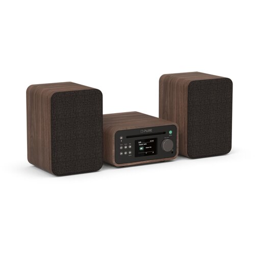 Pure Classic Stereo Mini Kavni rjavi/ oreh, mikro stereo sistem. Slike