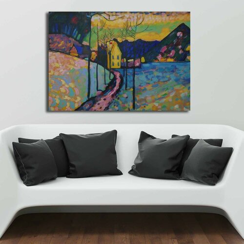 WALLXPERT šareno dekorativno platno 'kandinski' 70x100cm Cene