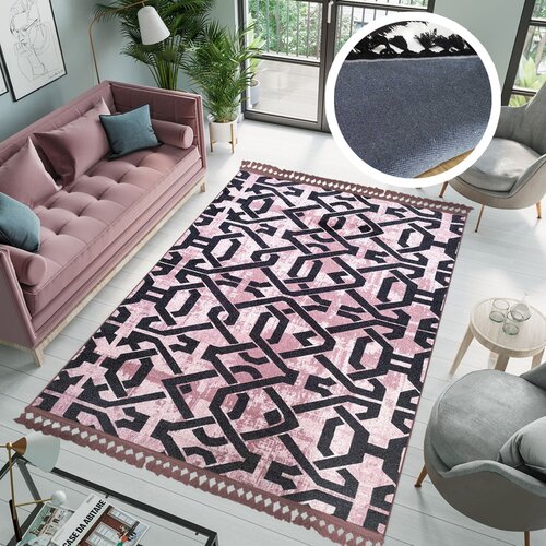ARMONIA tepih 160cm x 230cm sa resama Ornament roze Cene