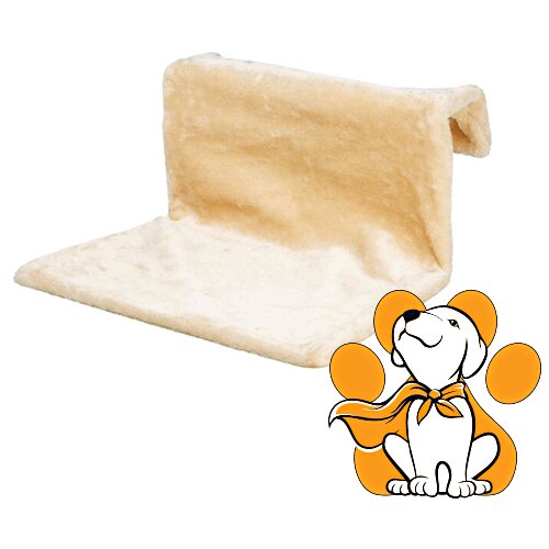 Trixie ležaj za radijator za mačke pli&scaron; 48x26x30 cm bež Cijene