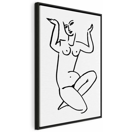 Slika - Uncertain Encouragement (1 Part) Vertical 60x90 U crnom drvenom okviru Cijene