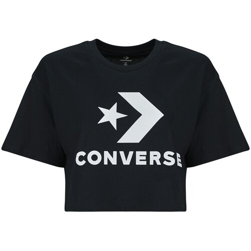 Converse STAR CHEVRON SPORTY CROP TEE Crna Cijene