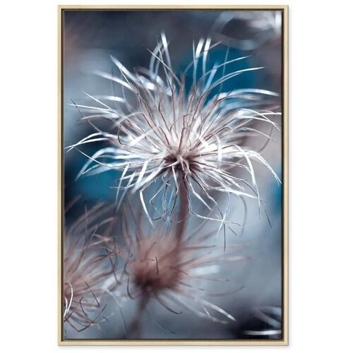  Slika - Plant in Blues (1 Part) Vertical 80x120 Slike