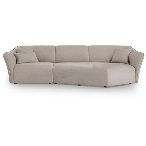 Cosmopolitan Design Bež kutna garnitura od boucl&amp;eacute; tkanine Tokyo &amp;ndash; Slike