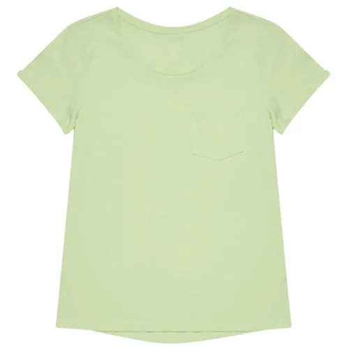 Moodo Plain t-shirt with a pocket - green