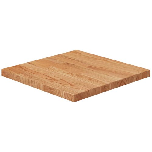 VidaXL Četvrtasta stolna ploča svjetlosmeđa 40x40x2 5 cm od hrastovine Slike