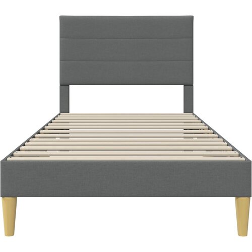 Krevetna konstrukcija Tamnosiva 100 x 200 cm Tkanina Slike