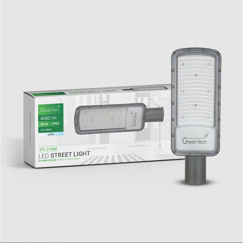  LED ulična svjetiljka Green Tech 50W, 6000K, IP65 Cene