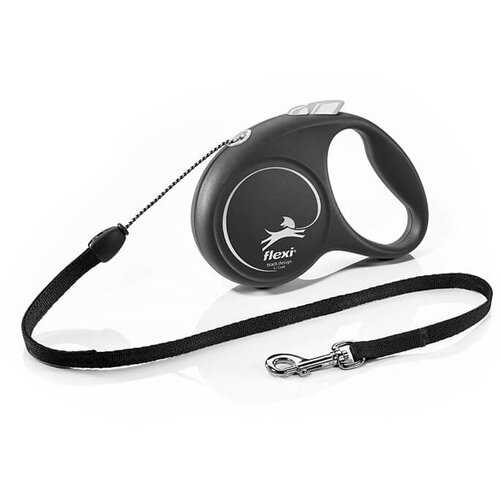 Flexi black design - automatski povodac za pse (sivi) s uže Slike