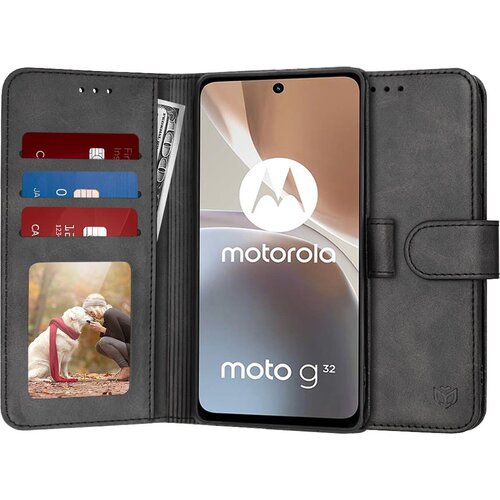 Techsuit Diary Book preklopna maska za Motorola Moto G32 &ndash; crna Cijene