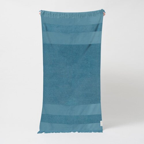 Sunnylife plavi pamučni ručnik za plažu Summer Stripe, 175 x 90 cm Cijene