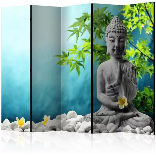  Paravan u 5 dijelova - Buddha: Beauty of Meditation II [Room Dividers] 225x172