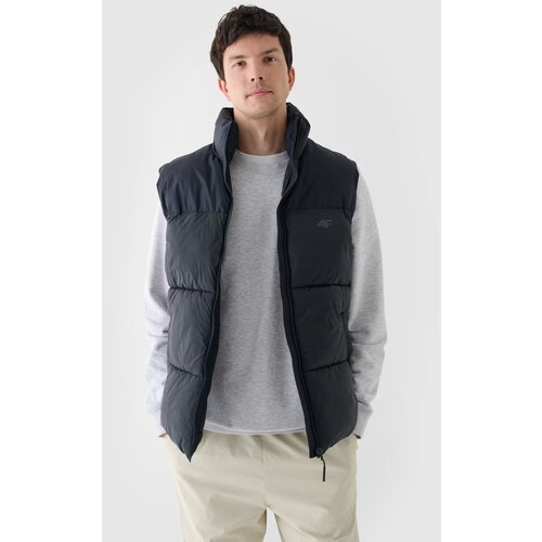 4f Men&amp;#039;s Down Vest Black WAW24TVJ Slike