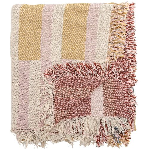 Bloomingville Rjava odeja iz recikliranega bombaža 130x160 cm Lane &amp;ndash; Slike