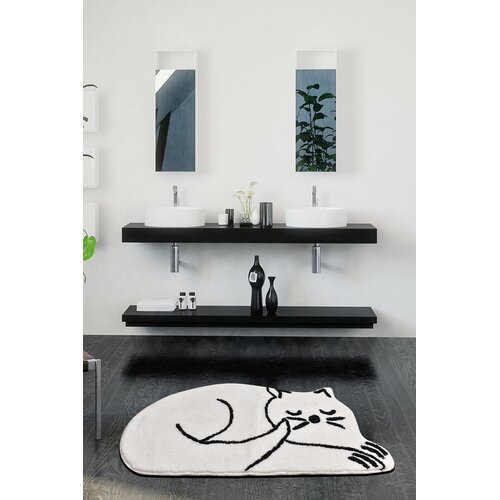 Conceptum Hypnose tepih za kupatilo 70x120cm Bijela Cene