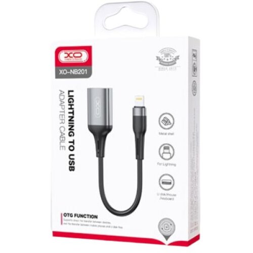  USB kabal XO NB201 USB - Iphone OTG 480Mbp Black Slike