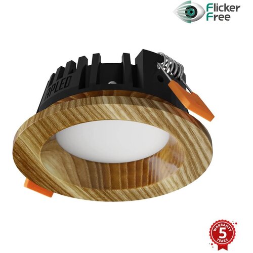  APLED - LED ugradna RONDO WOODLINE LED/3W/230V 3000K, prečnik 9 cm, masivni jasen Cene