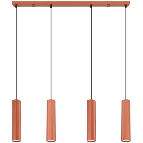 Sollux Lighting Viseča svetilka KARBON 4L okra rdeča, (5000352260) Cene